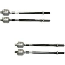 4 Pieces - Suspension Tie Rod End Right Passenger Left Driver Front Inner Side Adjustable 13462369 MEV473 QS9000