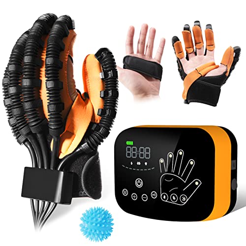 Improved Version Stroke Hand And Finger Function Rehabilitation Robot Gloves,For Arthriti Hemiplegia Stroke Cerebral Palsy Hand Paralysis Patient Recovery Physiotherapy Workout Equipment
