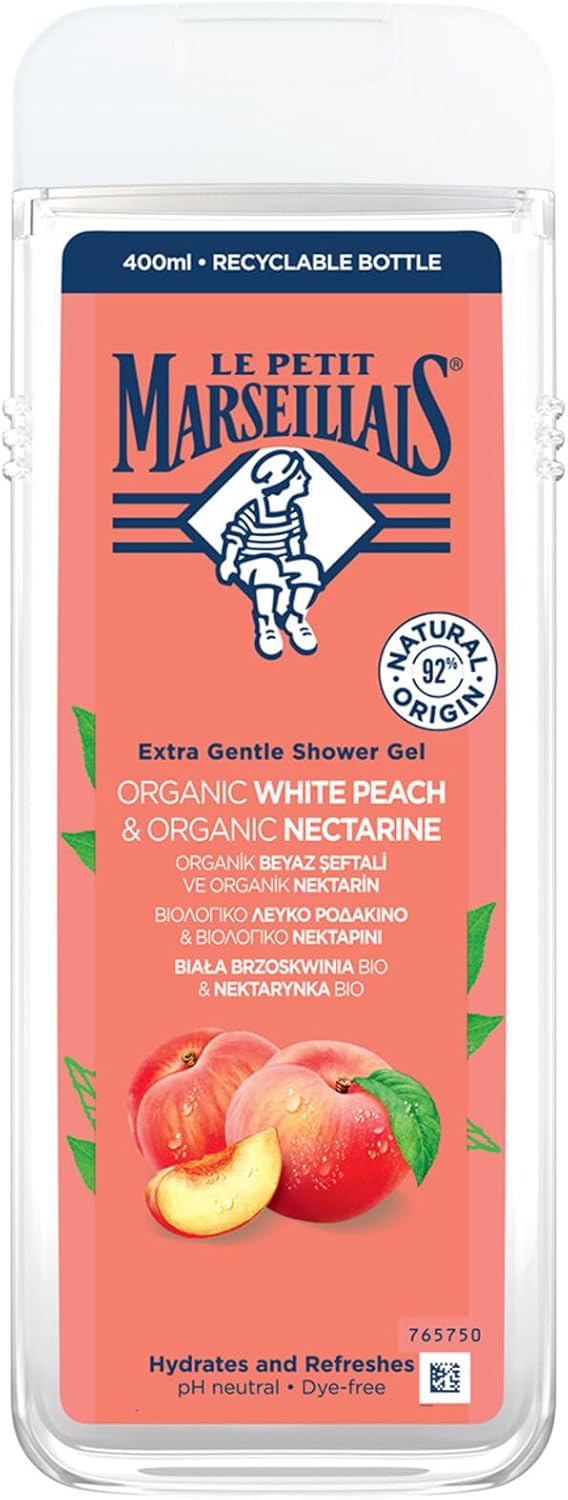 Le Petit Marseillais Shower Gel Peach and Nectarine 400 ml